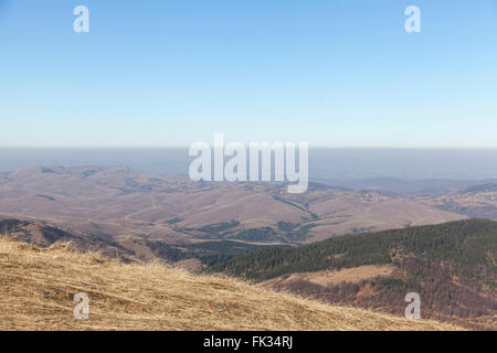 Paysage de montagne d'hiver de Zlatibor Banque D'Images