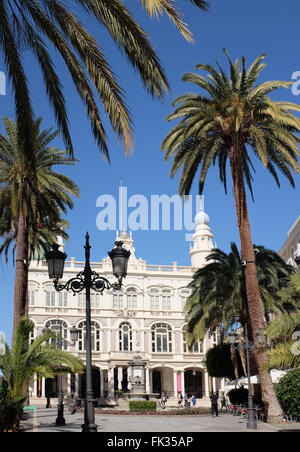 Gabinete Literario, Cairasco Square, Las Palmas de Gran Canaria, îles de Canaries, Espagne Banque D'Images