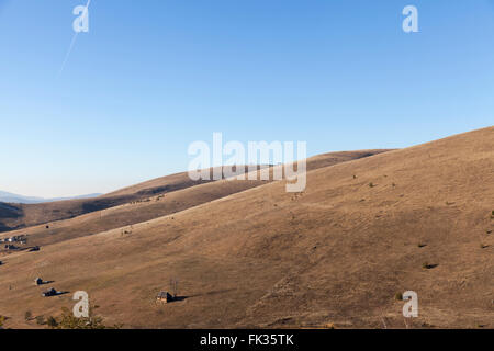 Paysage de montagne d'hiver de Zlatibor Banque D'Images