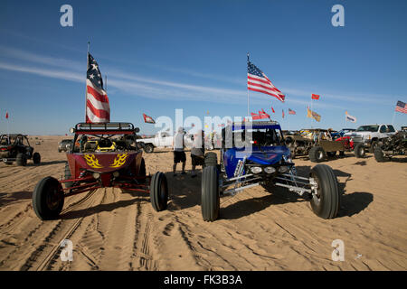 Imperial Sand Dunes Recreation Area, California USA Banque D'Images