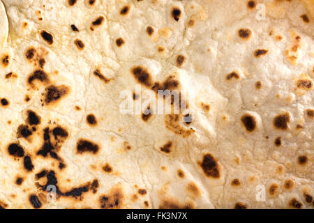 Pain Tortilla.Close up texture Banque D'Images