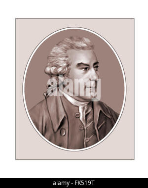 Joseph Banks, botaniste, explorateur, Portrait Banque D'Images