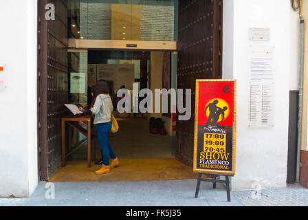 Museo del baile flamenco, Flamenco au musée, Sevilla, Andalousie, Espagne Banque D'Images