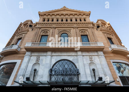 Cinéma Comedia, Barcelone, Banque D'Images