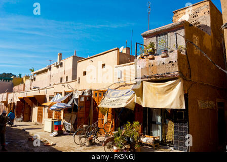 Mellah, le quartier juif, Marrakech, Maroc, Afrique du Nord Banque D'Images