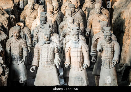 Musée de la terre cuite, mausolée du premier empereur Qin, Xian, Shaanxi Province, China, Asia Banque D'Images