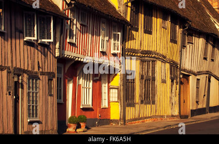 Dans les bâtiments médiévaux, Lavenham Suffolk, Angleterre, Royaume-Uni, Europe Banque D'Images