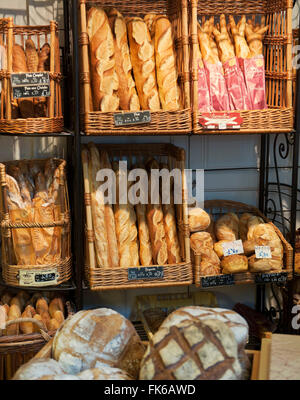 Boulangerie traditionnelle, France, Europe Banque D'Images