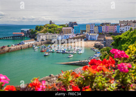 Tenby, Pembrokeshire, Pays de Galles, Royaume-Uni, Europe Banque D'Images