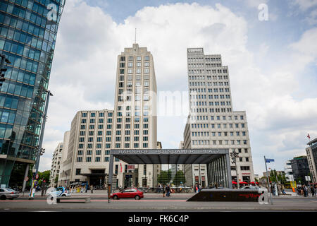 Bâtiments sur la Potsdamer Platz, Mitte, Berlin, Germany, Europe Banque D'Images