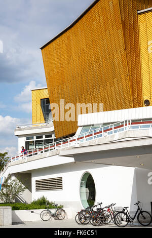 Berliner Philharmonie (Orchestre Philharmonique de Berlin), d'une salle de Concert, Berlin, Germany, Europe Banque D'Images