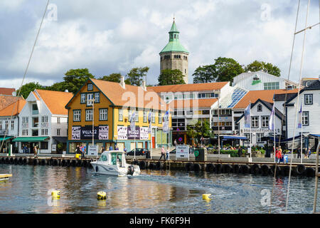 Port de Stavanger, Norway, Scandinavia, Europe Banque D'Images