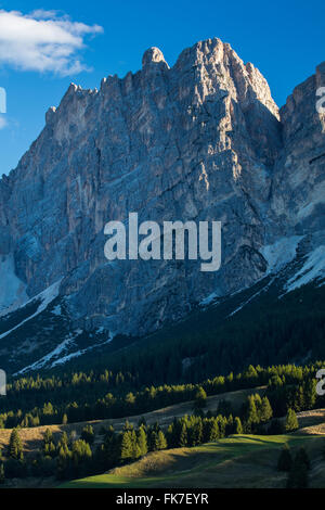 Le Cristallo et les Dolomites, la province de Belluno, Veneto, Italie Banque D'Images