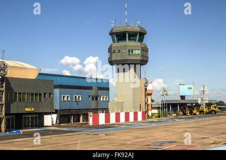 Tour de contrôle de l'aéroport Jose Gouverneur Richa Banque D'Images