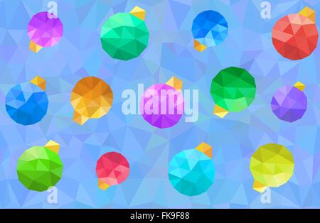 Boules de Noël - Modèle Seamless Vector Illustration Illustration de Vecteur