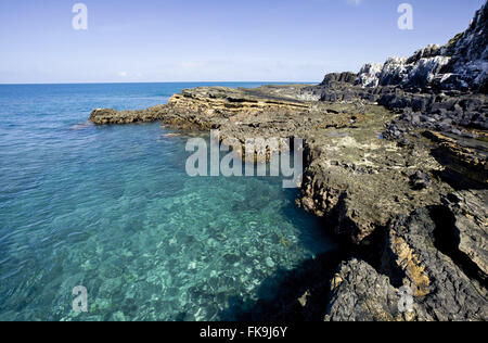 L'Île Siriba - une des cinq îles de l'archipel des Abrolhos Banque D'Images