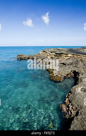 L'Île Siriba - une des cinq îles de l'archipel des Abrolhos Banque D'Images