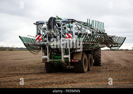 Vogelsang fabrication allemande pulvérisateur de fumier liquide Banque D'Images