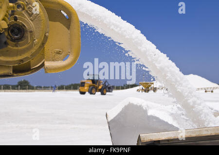 L'entreposage du sel - le sel dans la côte du Natal - la région de la Costa Blanca Banque D'Images