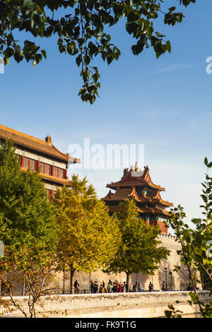 La Cité Interdite, le Palais impérial des dynasties Ming et Qing, Pékin, Chine Banque D'Images