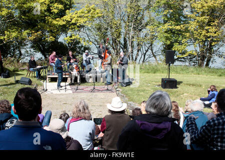 Fiddle fair all stars, le Glebe baltimore West Cork Irlande Banque D'Images