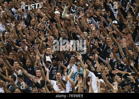 Twisted Sport Club Corinthians lors du match entre les Corinthians et Ceara Banque D'Images