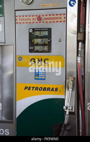 Station de gaz naturel pompe à PETROBRAS Banque D'Images