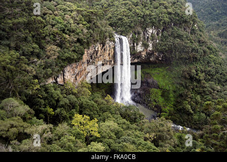 Cascata do Caracol Caracol Park dans la Sierra Gaucha Banque D'Images