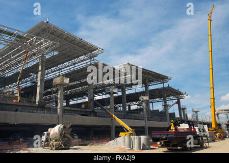 Grossissement de la Sao Paulo / l'Aéroport International de Guarulhos Banque D'Images