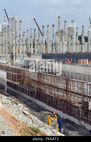 Grossissement de la Sao Paulo / l'Aéroport International de Guarulhos Banque D'Images