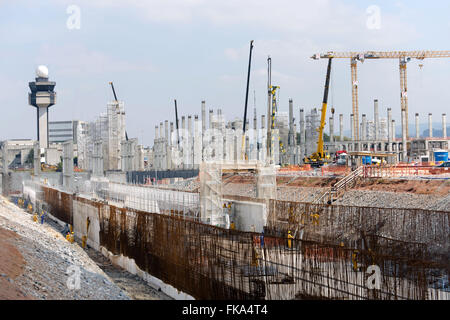 Grossissement de la Sao Paulo / l'Aéroport International de Guarulhos Banque D'Images