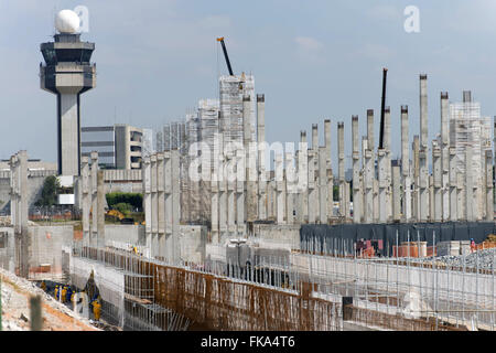 Grossissement de la Sao Paulo / l'Aéroport International de Guarulhos Banque D'Images