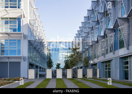 Milton Keynes le Quadrant des capacités. Milton Keynes, Buckinghamshire, Angleterre Banque D'Images