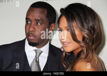 Hollywood, Californie, USA. 7 mars, 2016. ''Le match parfait'' Los Angeles Premiere .l'Arclight Hollywood, Los Angeles, CA.03/07/2016.SEAN ''P. DIDDY'' COMBS ET CASSIE VENTURA .©Clinton H. Crédit : ZUMA Press, Inc./Alamy Live News Banque D'Images