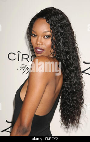 Los Angeles, Californie, USA. 7 mars, 2016. 7 mars 2016 - Los Angeles California USA -EUGENA Actrice WASHINGTON à ''The Perfect Match'' Premiere tenue à l'Archlight Hollywood, Los Angeles Crédit : Paul Fenton/ZUMA/Alamy Fil Live News Banque D'Images