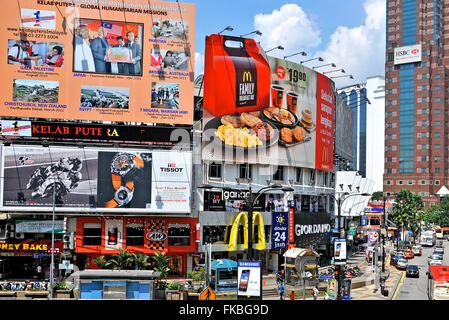 Scène de rue Bintag Kuala Lumpur, en Malaisie Banque D'Images