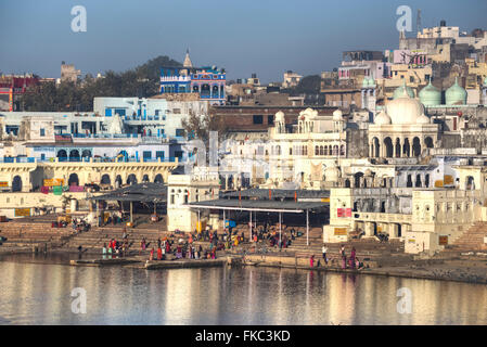 Pushkar, Ajmer, Rajasthan, Inde, Asie Banque D'Images