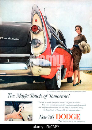 1950 USA Dodge Annonce magazine Banque D'Images