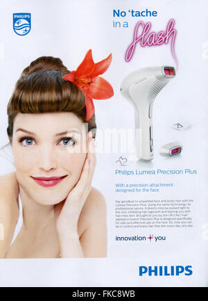 2010s UK Magazine Philips annonce Banque D'Images