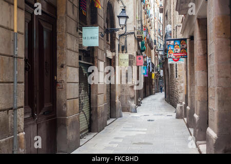 Street, El Born, Ciutat Vella, Barcelone. Banque D'Images