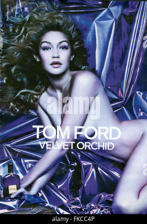 2010s UK Magazine annonce Tom Ford Banque D'Images