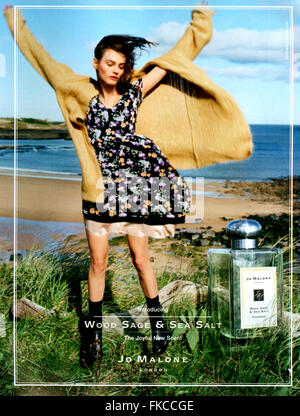 2010s UK Jo Malone annonce Magazine Banque D'Images