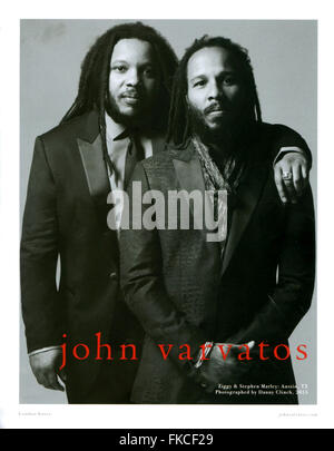 2010s UK John Varvatos Magazine Advert Banque D'Images