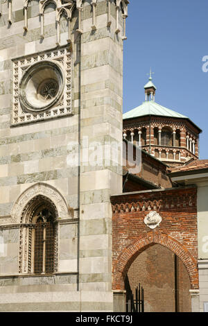 Duomo di Monza Monza ou Cathédrale, Italie. Également connu sous le nom de la Basilique de San Giovanni Battista. Banque D'Images