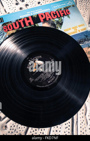 Vintage Vinyl Record Label RCA Victor Banque D'Images