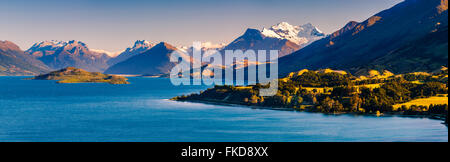 Route de Glenorchy, Queenstown Lakes District, Otago, île du Sud, Nouvelle-Zélande Banque D'Images