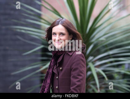 Theresa Villiers,secrétaire d'État pour l'Irlande du Nord,arrive au numéro 10 Downing Street pour une réunion du Cabinet Banque D'Images