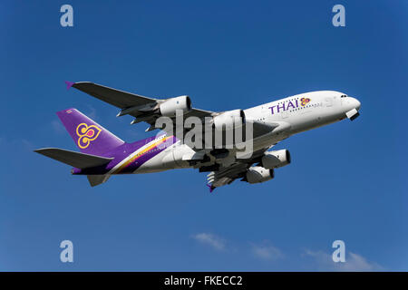 Airbus A380 de Thai Airways Banque D'Images