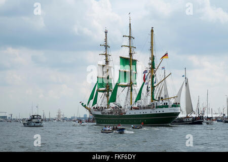 Alexander von Humboldt II. Sail 2015. Les Pays-Bas Banque D'Images