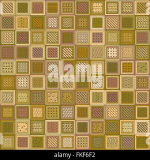 Mosaïque motif brique texturée Illustration de Vecteur